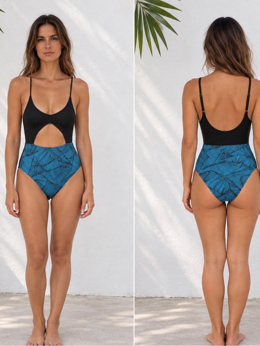 AMARA Luxury Tropical One-Piece Swimsuit